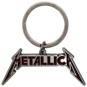 Metallica - Keyring (Deep Red Logo)
