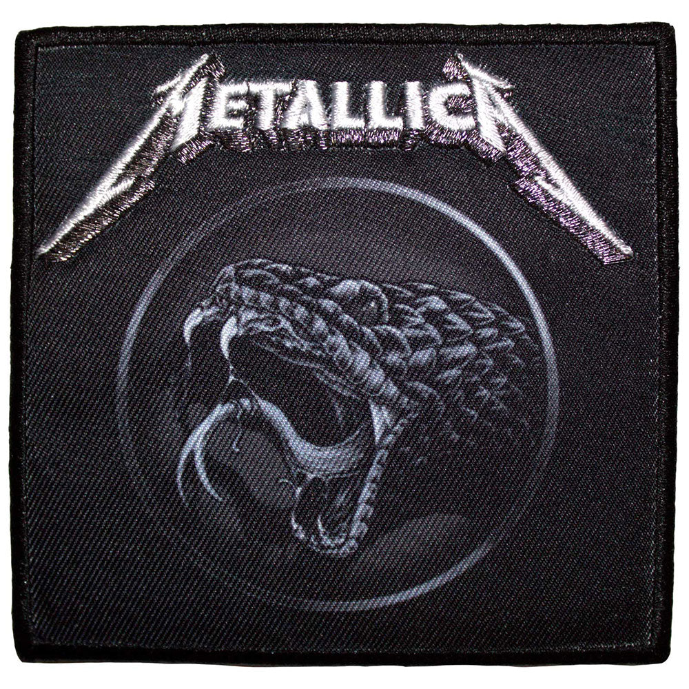 Metallica - Black Album Snake (90mm x 85mm) Sew-On Patch