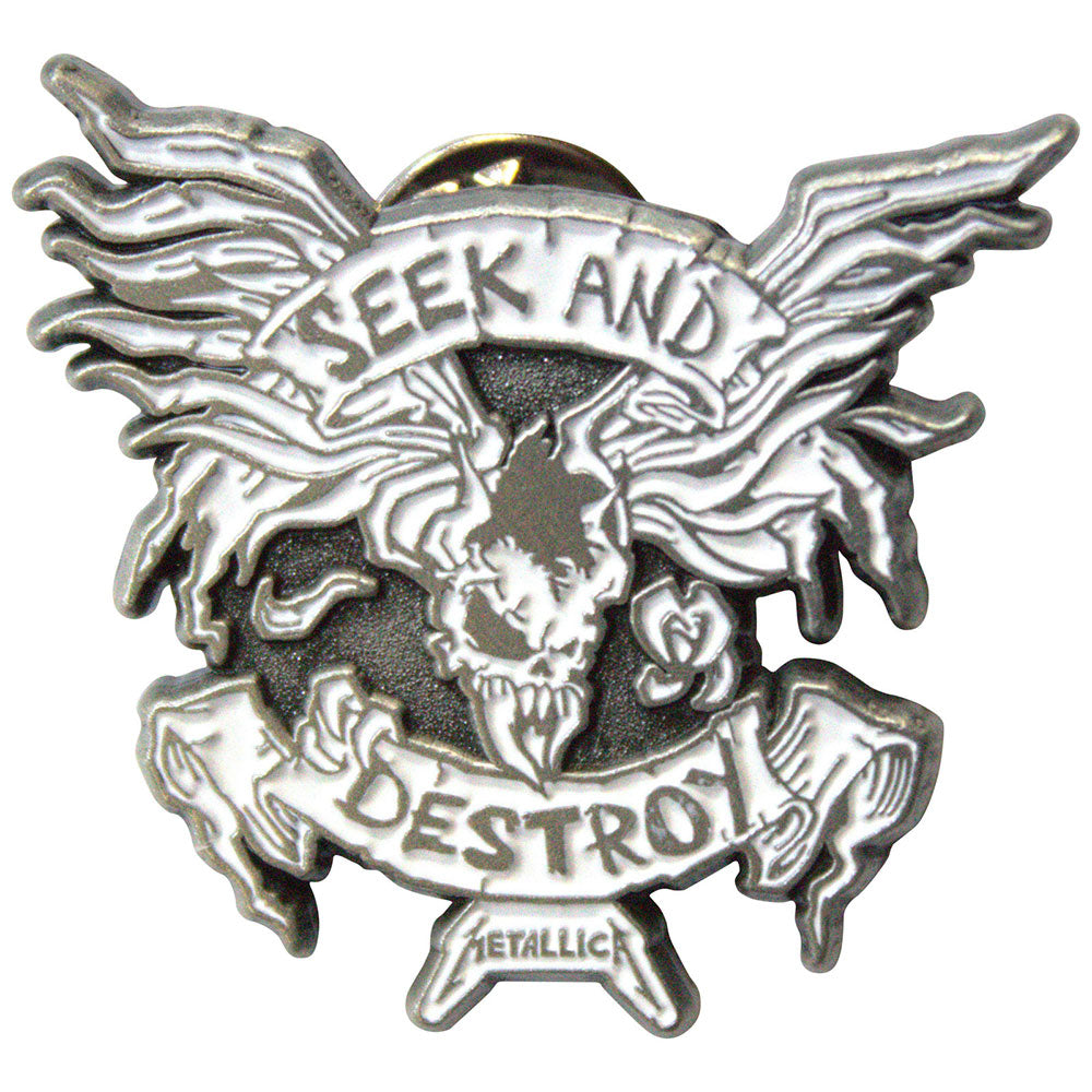 Metallica - Pin Badge (35mm x 35mm) - Seek and Destroy