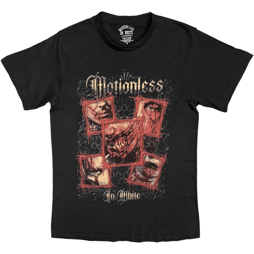 Motionless In White - Torn In Time Black Shirt - 100% Official Merchandise - COMING SOON