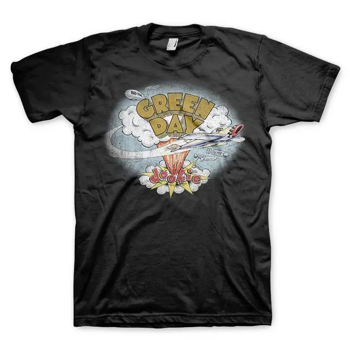 Green Day - 3XL, 4XL, 5XL Dookie Black Shirt - 100% Official Merchandise - COMING SOON