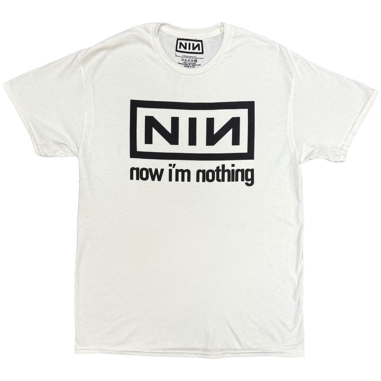 Nine Inch Nails - Now I'm Nothing White Shirt - COMING SOON