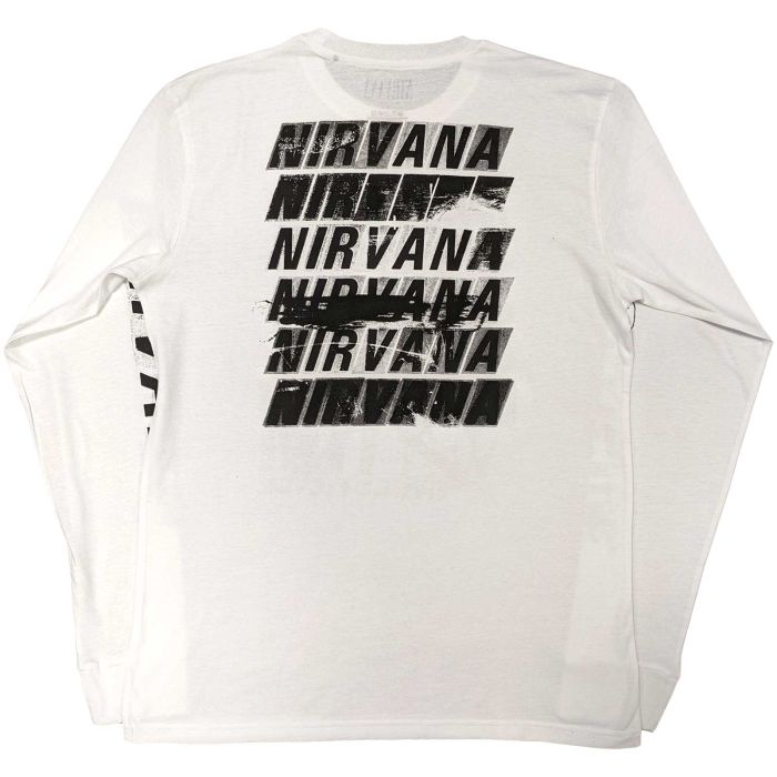 Nirvana - Incesticide White Long Sleeve Shirt