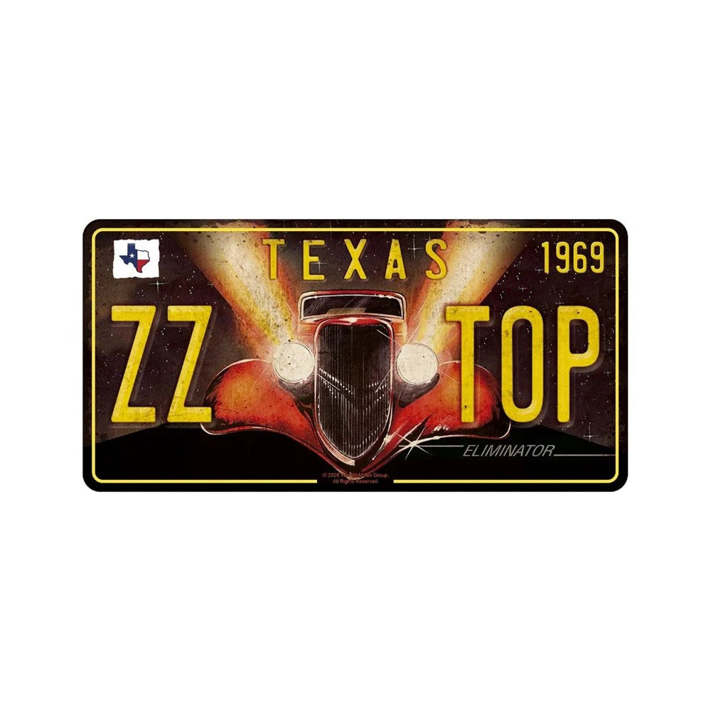 ZZ Top- Number Plate (305mm x 150mm) - Eliminator - COMING SOON