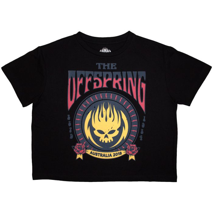 Offspring - Australia 2018 Womens Fitted Black Crop Top - 100% Official Merchandise