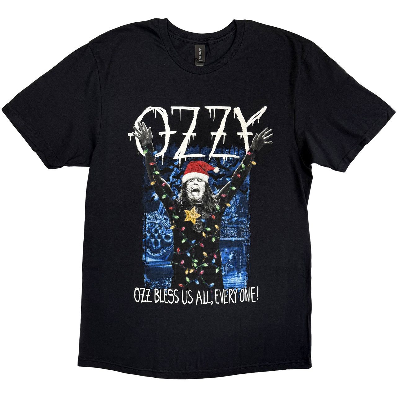 Osbourne, Ozzy - Ozz Bless Us All Xmas Black Shirt