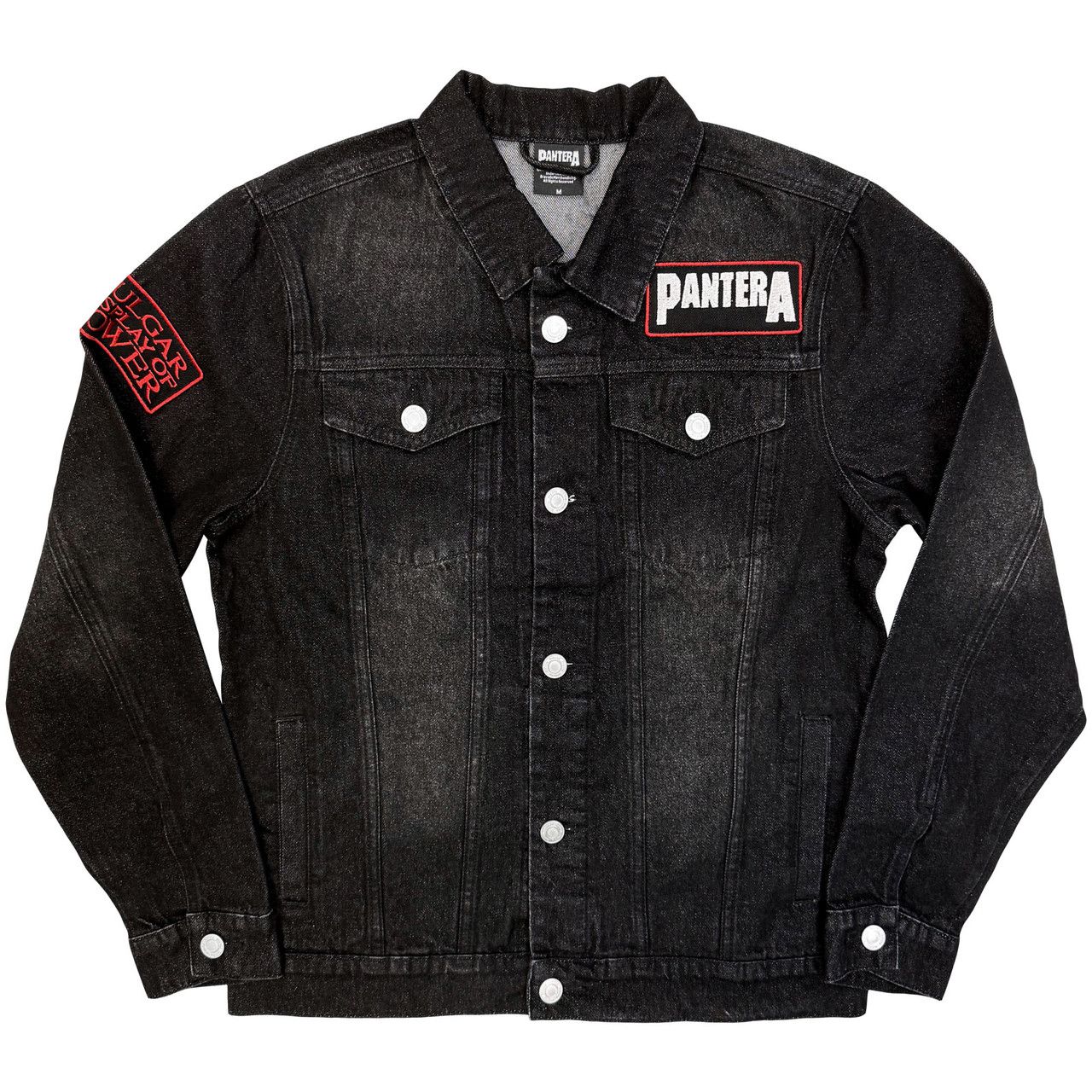 Pantera - Vulgar Display Of Power - Washed Denim Jacket