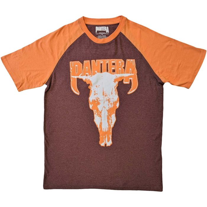 Pantera - Skull Brown & Orange Raglan Shirt