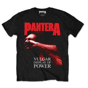 Pantera - Vulgar Display Of Power (Red Print) Black Shirt - COMING SOON