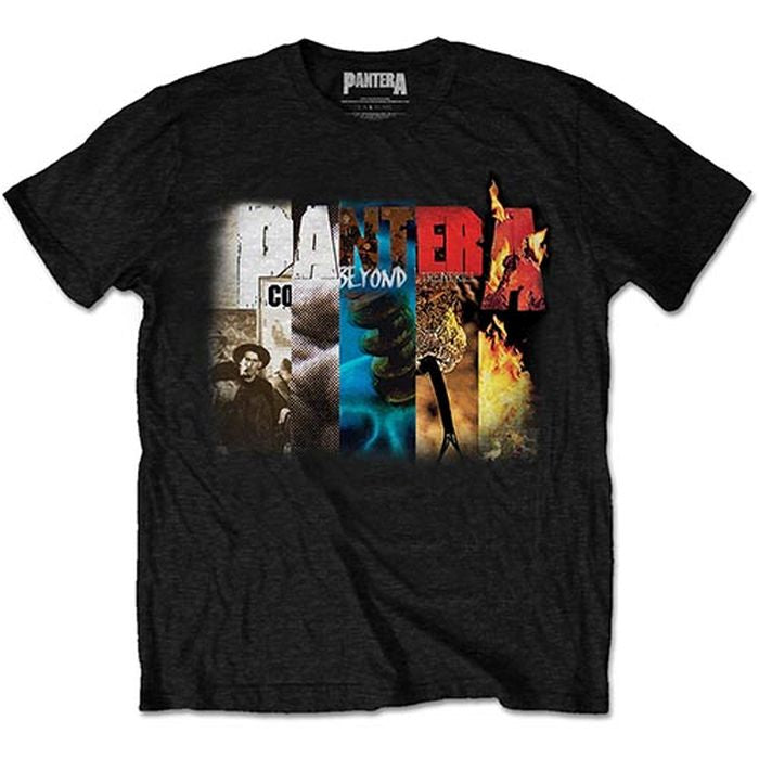 Pantera - Album Collage Black Shirt