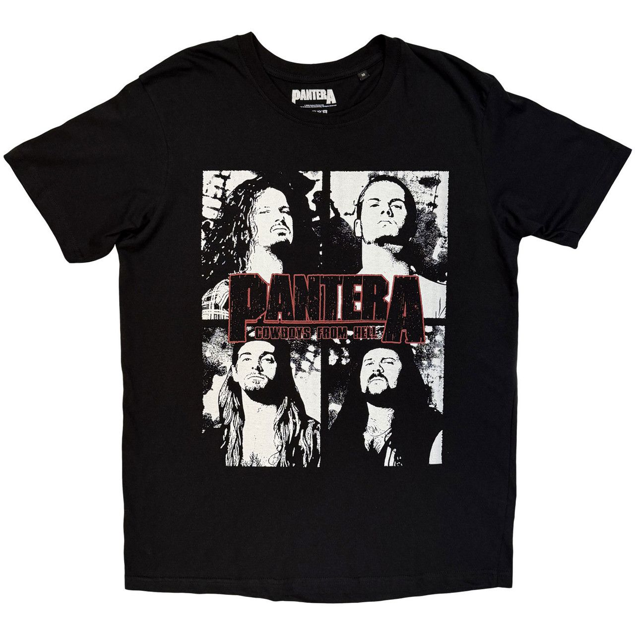 Pantera - Cowboys From Hell Black Shirt - 100% Official Merchandise - COMING SOON