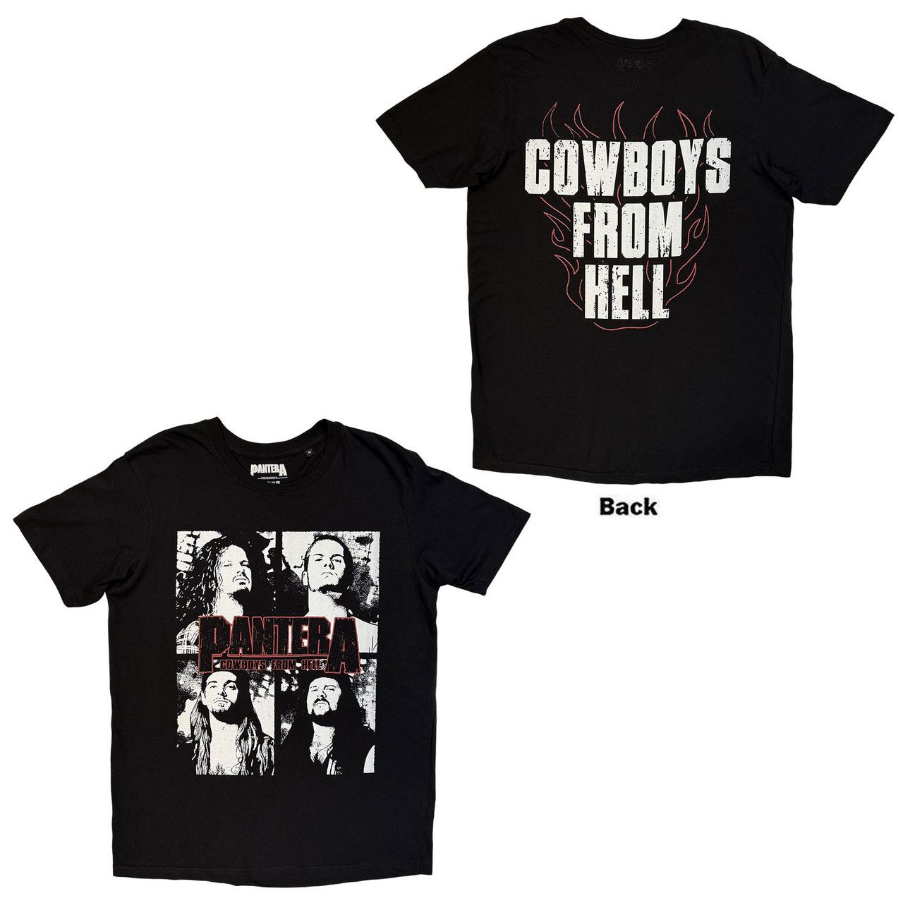 Pantera - Cowboys From Hell Black Shirt - 100% Official Merchandise - COMING SOON