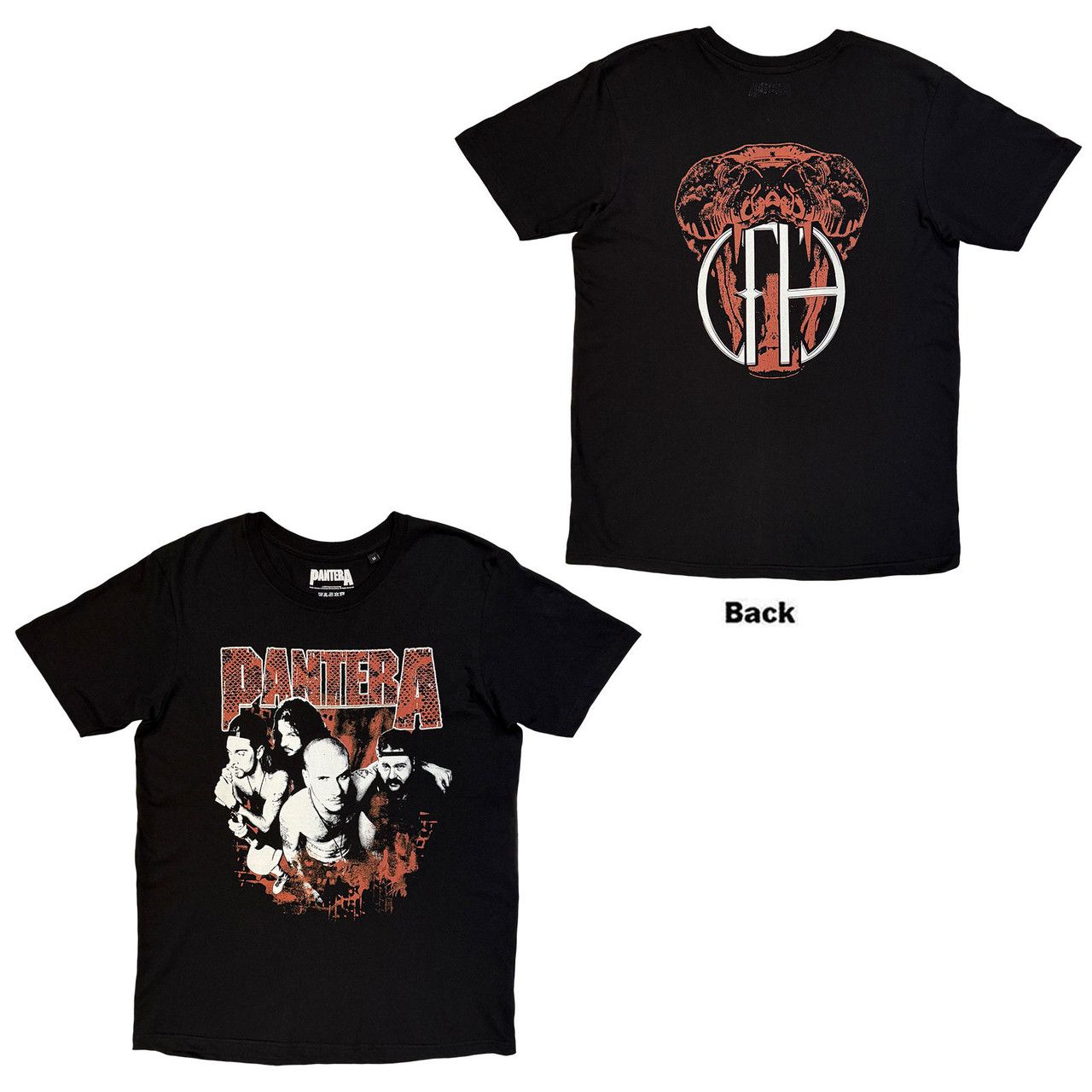 Pantera - Band CFH Snake Black Shirt - 100% Official Merchandise - COMING SOON