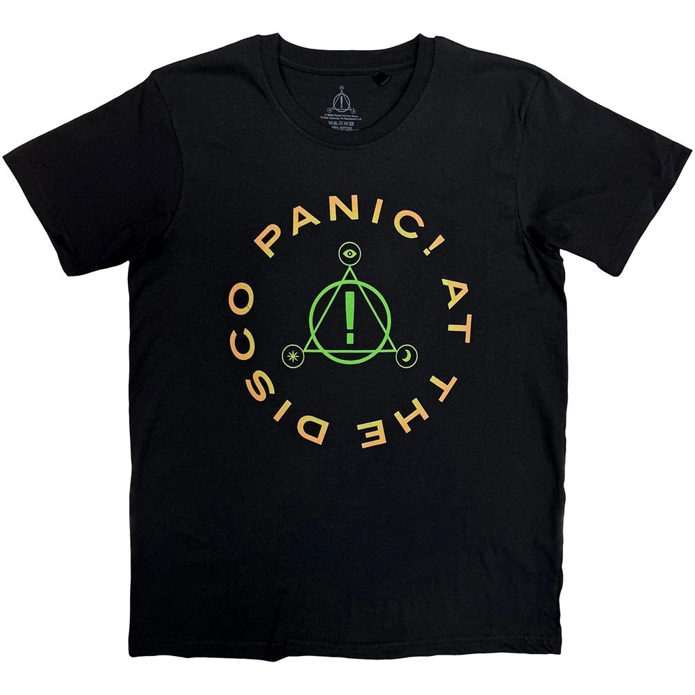 Panic At The Disco - Triangle Logo Black Shirt - 100% Official Merchandise - COMING SOON