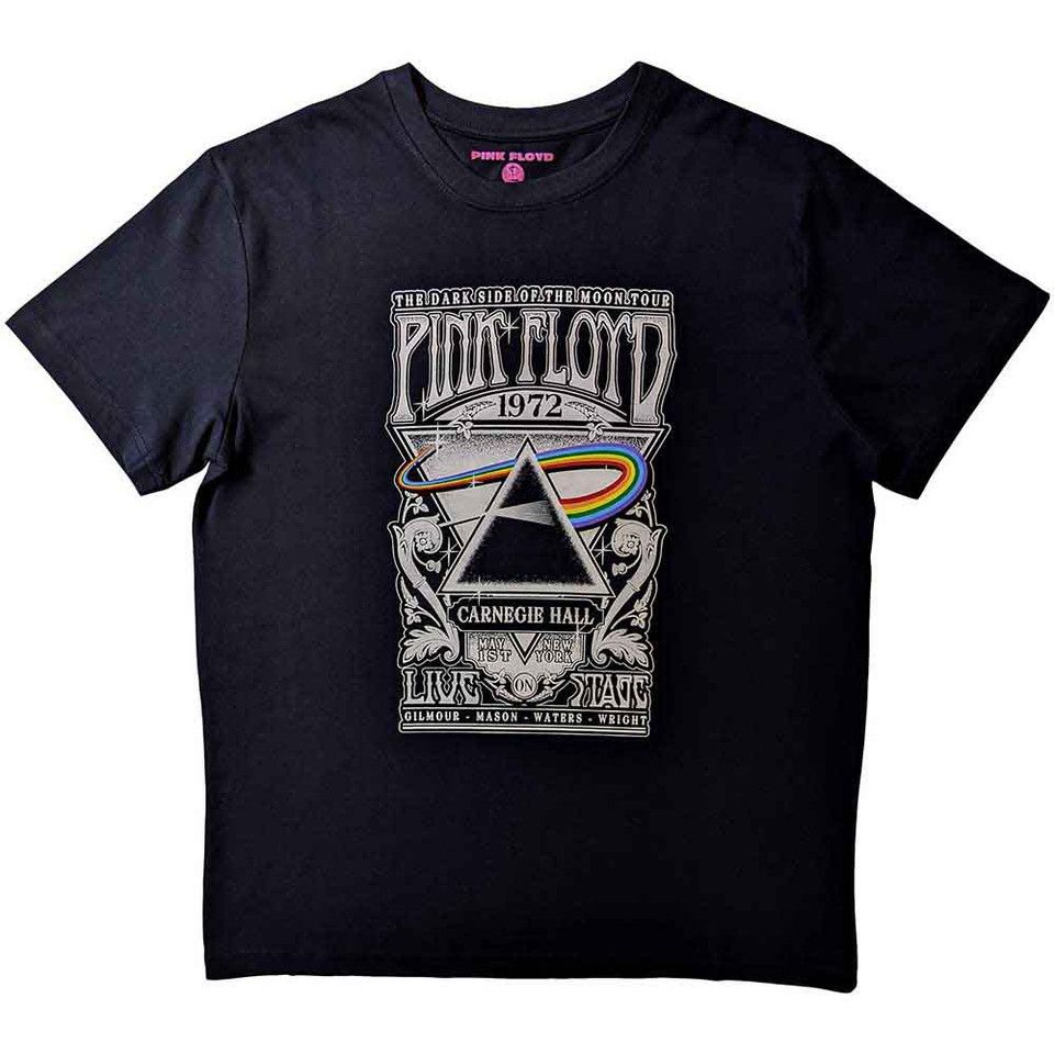 Pink Floyd - Carnegie Hall Black Shirt - 100% Official Merchandise