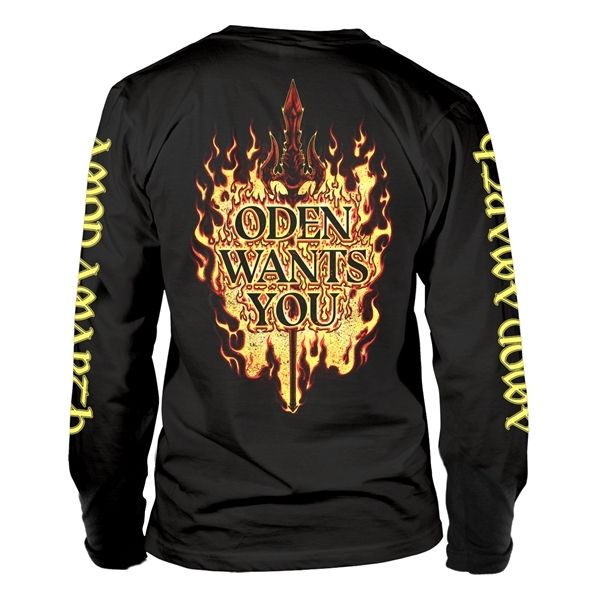 Amon Amarth - Oden Wants You Black Long Sleeve Shirt - 100% Official Merchandise - COMING SOON