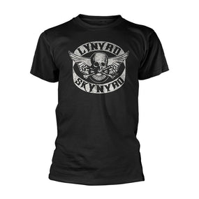 Lynyrd Skynyrd - Biker Patch Charcoal Shirt
