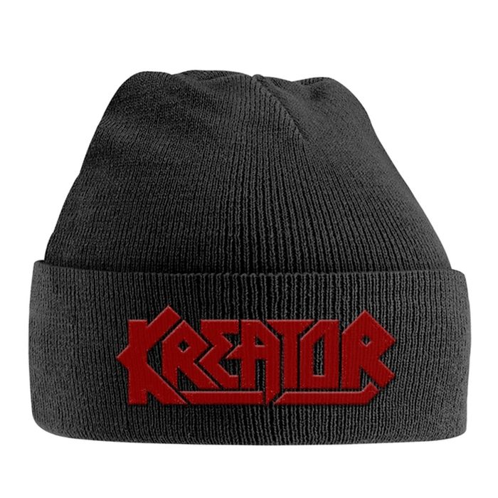 Kreator - Knit Beanie - Embroidered - Red Logo