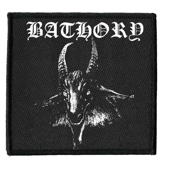 Bathory - Goat Square (100mm x 100mm) Sew-On Patch