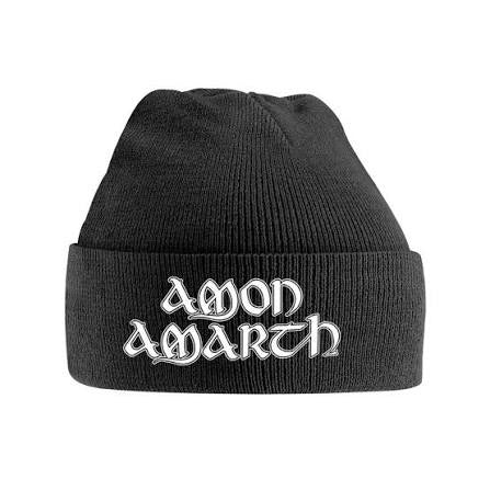 Amon Amarth - Knit Beanie - Embroidered - White Logo