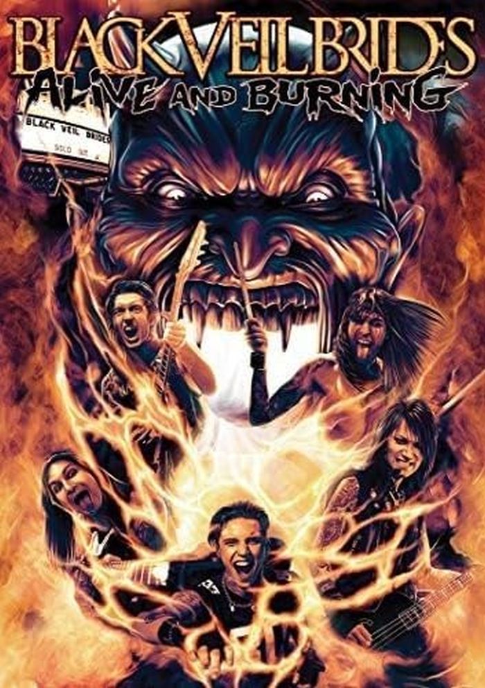 Black Veil Brides - Alive And Burning (R0) - DVD - Music