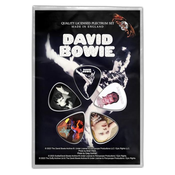 Bowie, David - 5 x Guitar Picks Plectrum Pack (Albums)