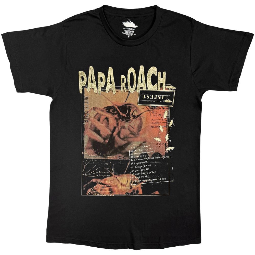 Papa Roach - Scraps Black Shirt - 100% Official Merchandise - COMING SOON