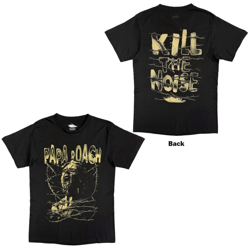 Papa Roach - Kill The Noise Black Shirt - 100% Official Merchandise - COMING SOON