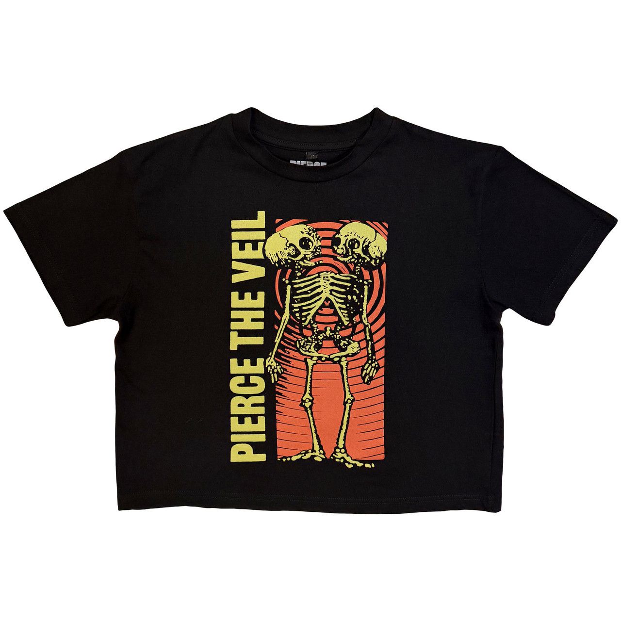 Pierce The Veil - Skeletons Womens Black Crop Top - 100% Official Merchandise - COMING SOON