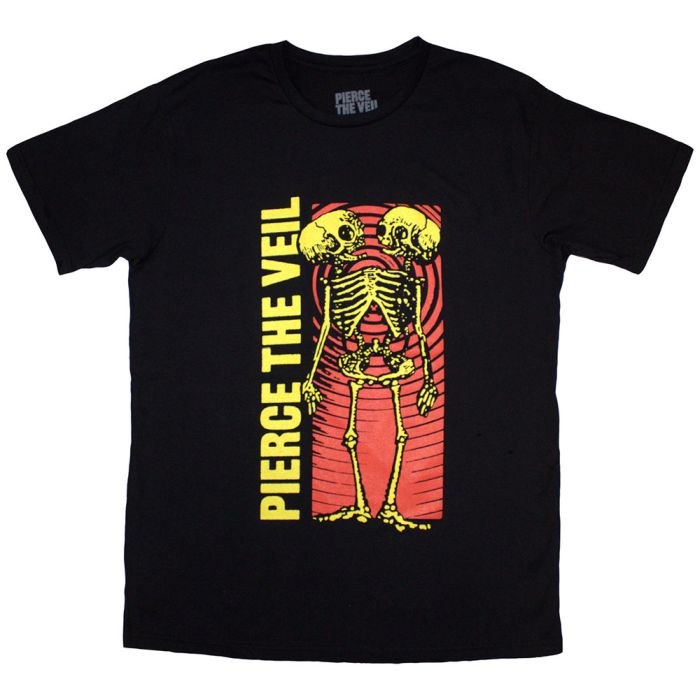 Pierce The Veil - Siamese Skeleton Black Shirt