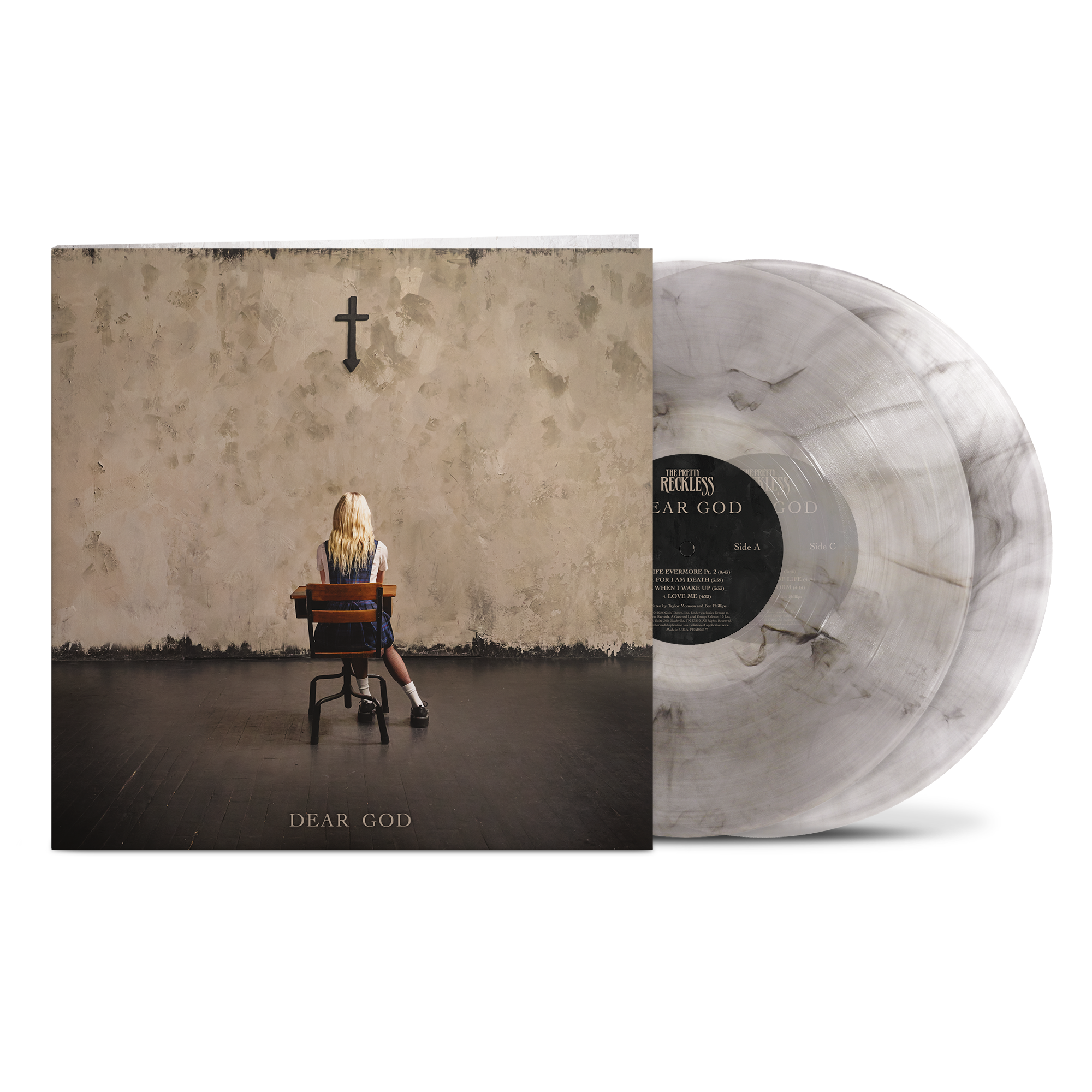 Pretty Reckless - Dear God (Utopia Exclusive Clear Smoke Vinyl) - Vinyl - New - PRE-ORDER