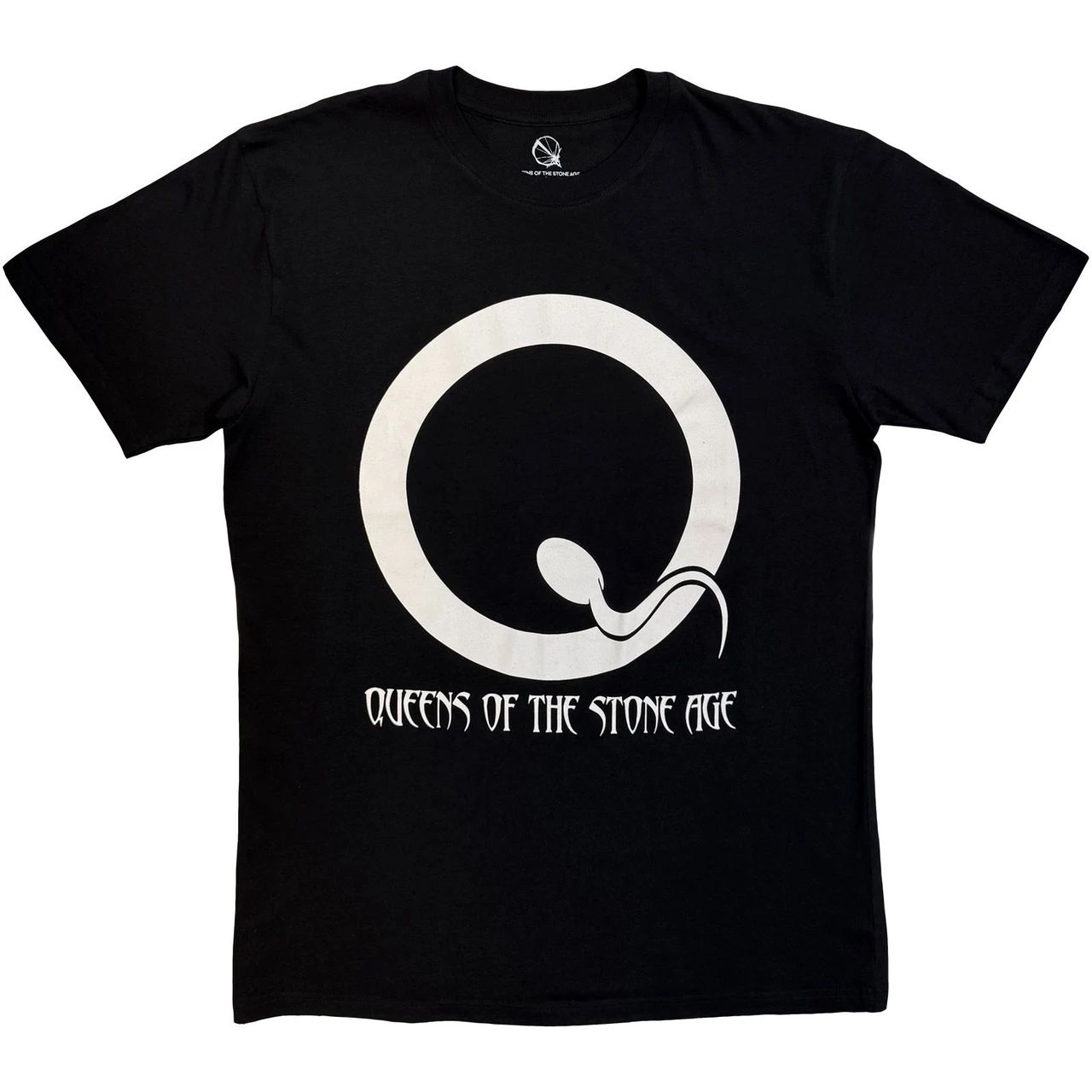 Queens Of The Stone Age - Q Logo Black Shirt (Mono Logo Range) - 100% Official Merchandise - COMING SOON