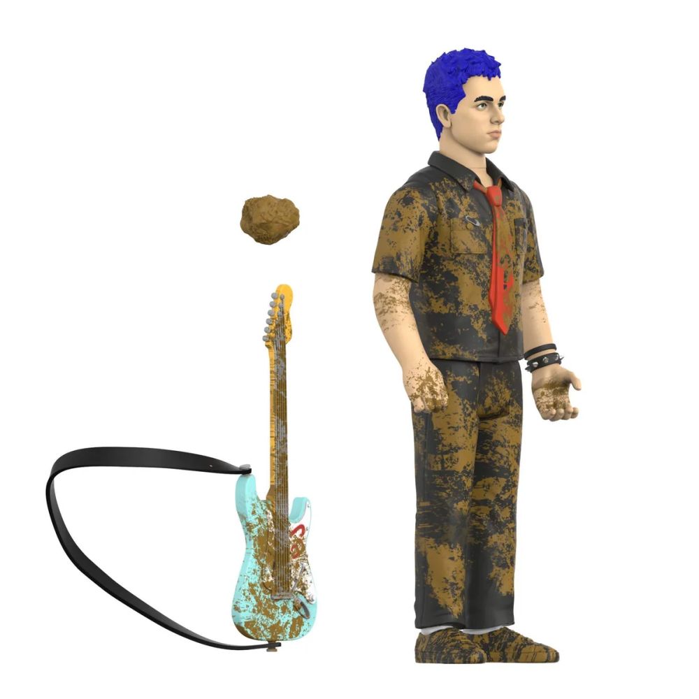 Green Day - Billie Joe Armstrong (Mud Fight) 3.75 inch Super7 ReAction Figure