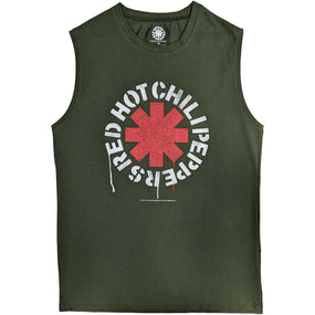 Red Hot Chili Peppers - Asterisk Green Tank Singlet
