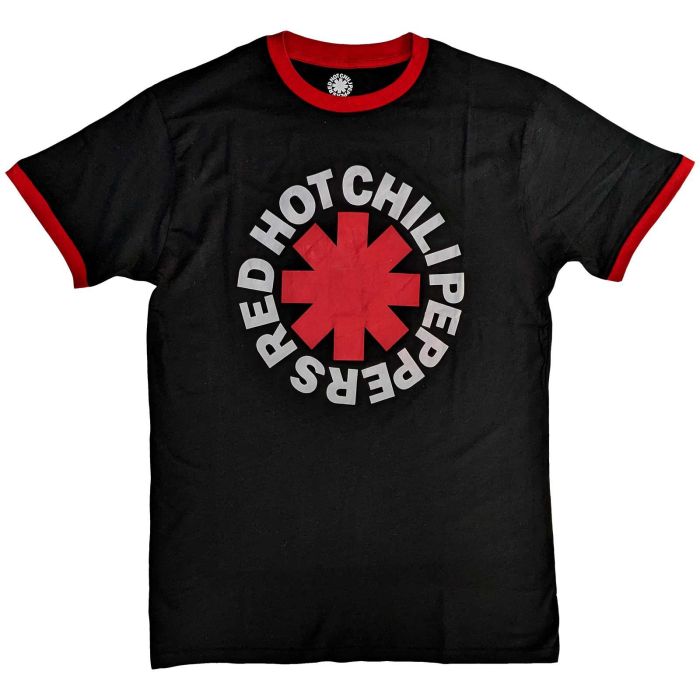Red Hot Chili Peppers - Asterisk Black Ringer Shirt