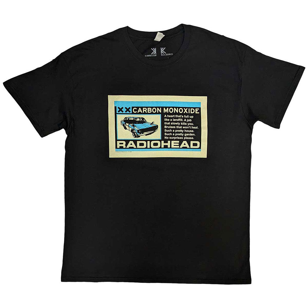 Radiohead - Carbon Patch Organic Black Shirt