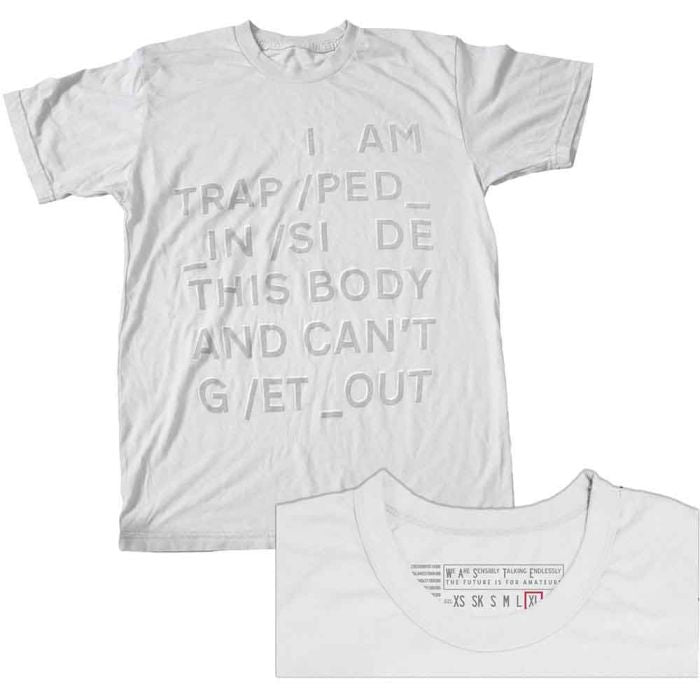 Radiohead - Trapped White Shirt