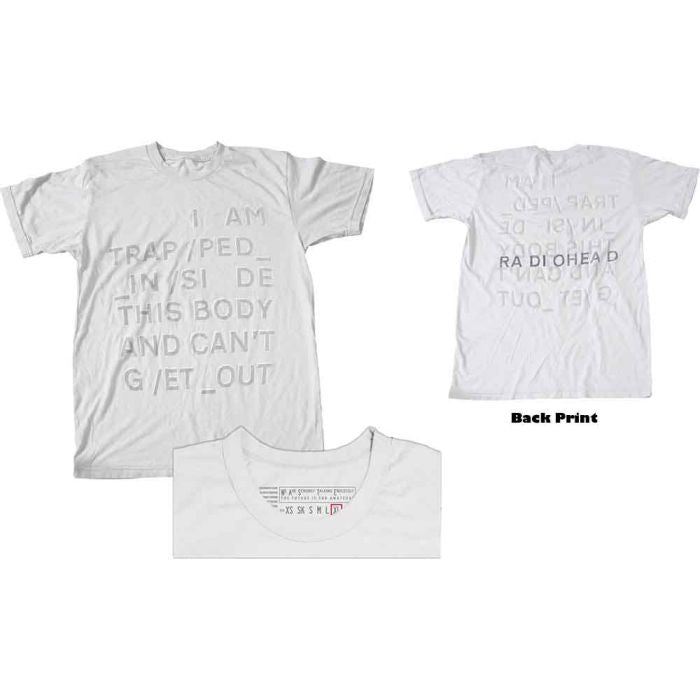 Radiohead - Trapped White Shirt