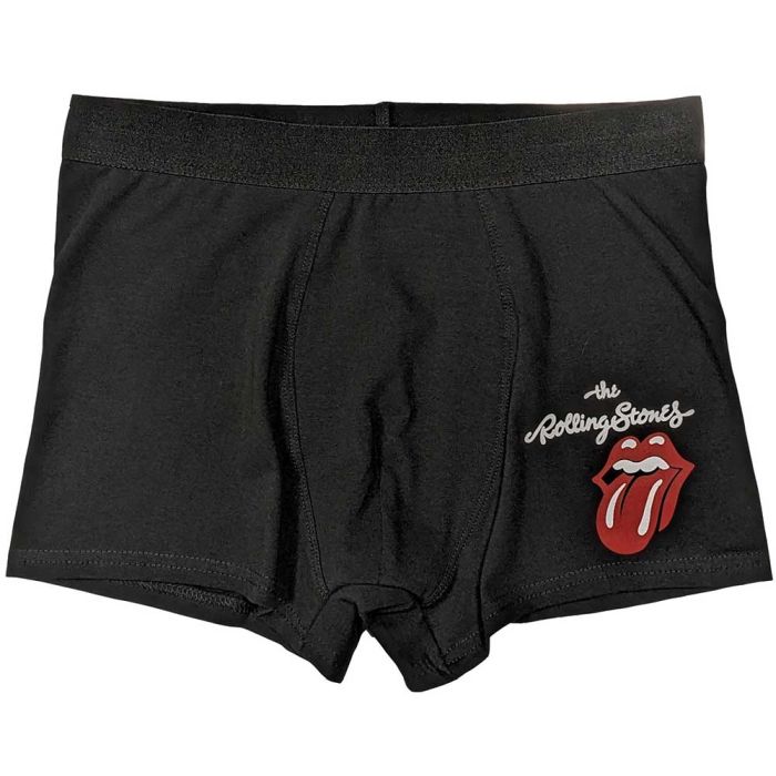 Rolling Stones - Tongue Black Cotton Undies