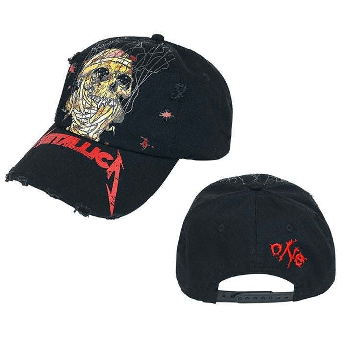 Metallica - Distressed Cap - One Pushead