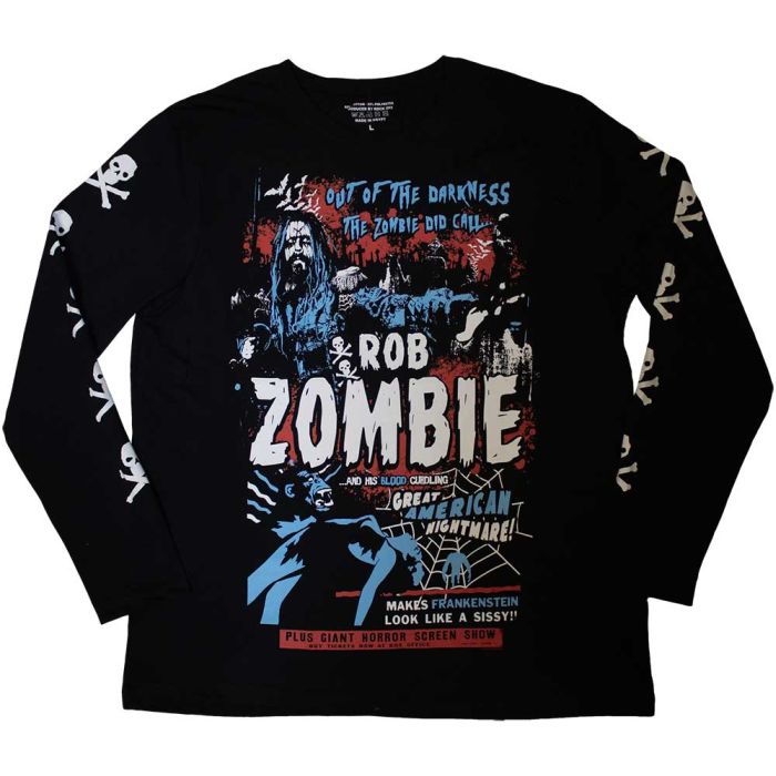Zombie, Rob - Zombie Call Long Sleeve Black Shirt