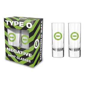 Type O Negative - Shot Glass Set Of 2 - 6cl - Negative Symbol