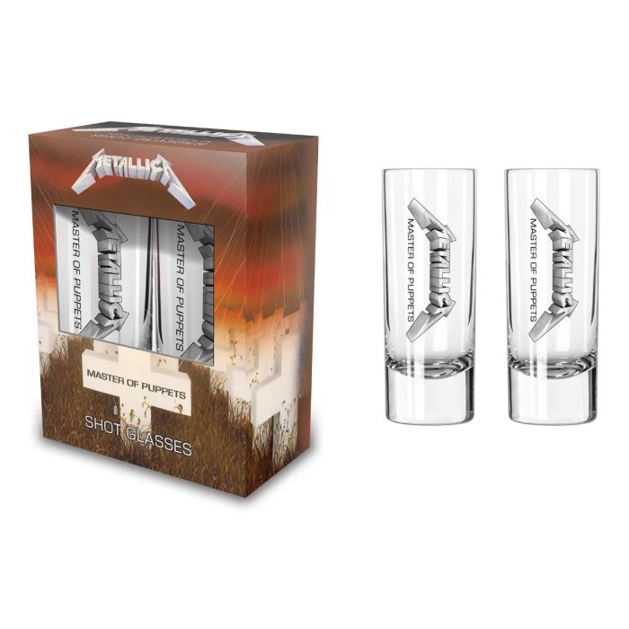 Metallica - Shot Glass Set Of 2 - 6cl - Master Of Puppets - COMING SOON