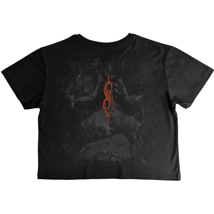 Slipknot - First Album Womens Fitted Black Crop Top