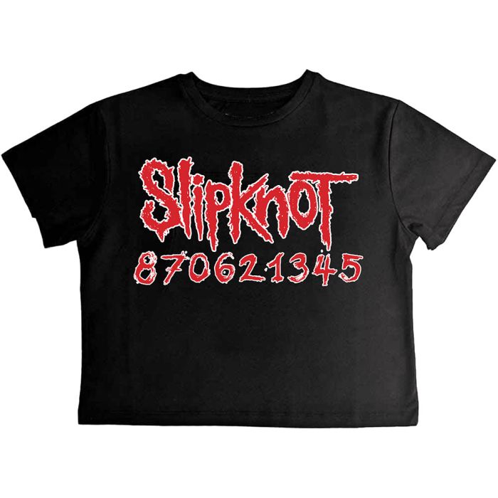 Slipknot - Don't Ever Judge Me Womens Black Crop Top