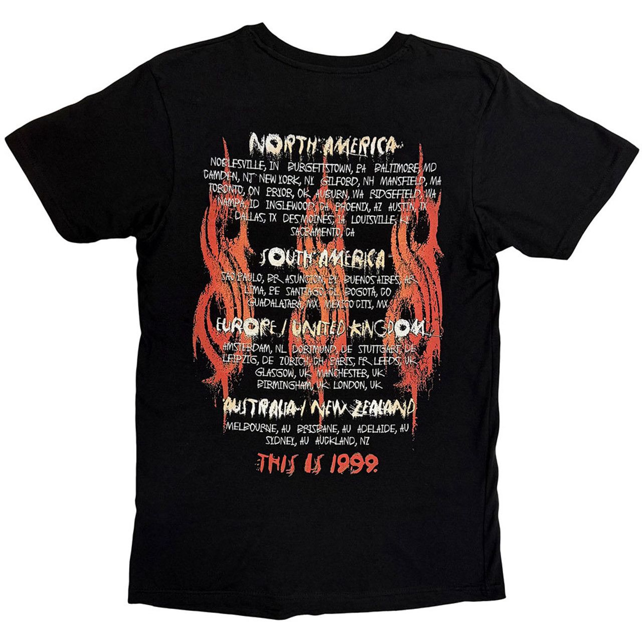 Slipknot - 1999 World Tour Black Shirt