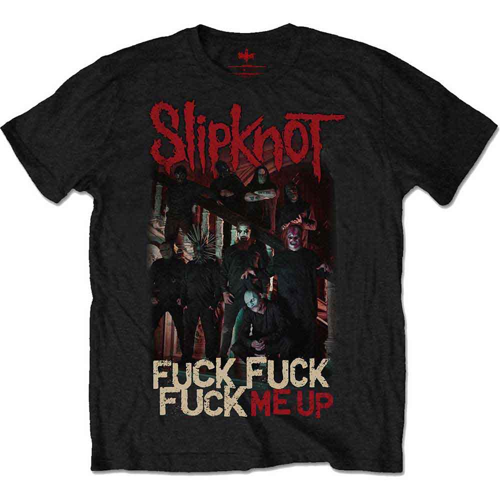 Slipknot - Fuck Me Up (Front Print Only) Black Shirt