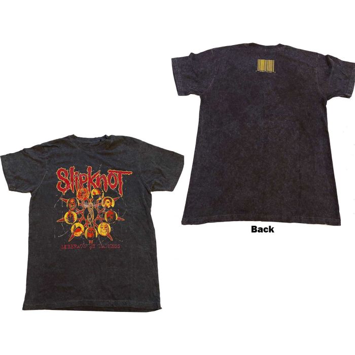 Slipknot - Liberate Toddler and Youth Dye Wash Black Shirt