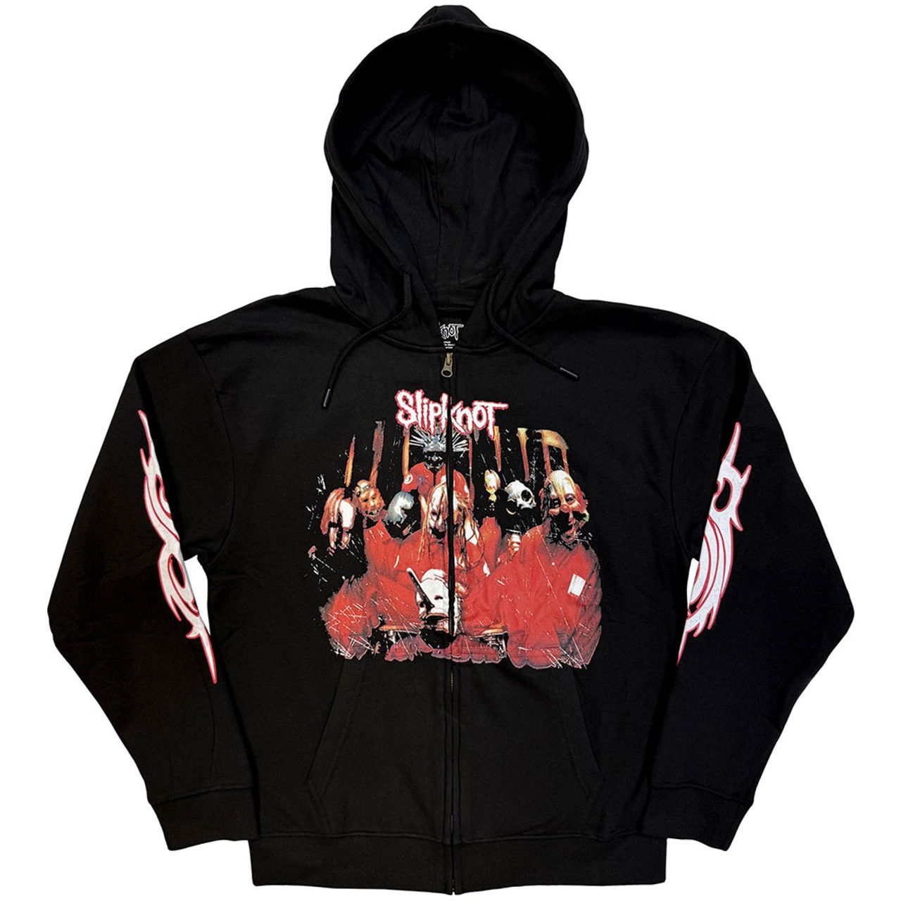 Slipknot - Zip Black Hoodie (1st Album and Barcode)