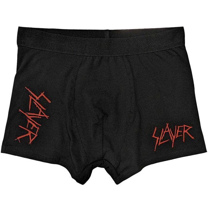 Slayer - Scratchy Logo Black Cotton Undies - COMING SOON